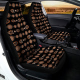 Aboriginal Boomerang Pattern Print Universal Fit Car Seat Covers 102422