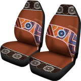 Aboriginal Dot Boomerang Print Universal Fit Car Seat Covers 102422