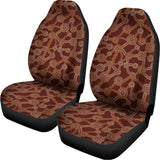 Aboriginal Indigenous Dot Pattern Print Universal Fit Car Seat Covers 102422