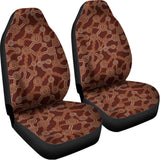 Aboriginal Indigenous Dot Pattern Print Universal Fit Car Seat Covers 102422