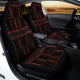 Aboriginal Indigenous Pattern Print Universal Fit Car Seat Covers 102422