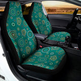 Aboriginal Sea Turtle Pattern Print Universal Fit Car Seat Covers 102422
