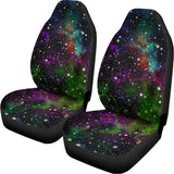 Abstract Dark Galaxy Space Print Universal Fit Car Seat Covers 102422