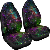 Abstract Dark Galaxy Space Print Universal Fit Car Seat Covers 102422