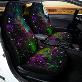 Abstract Dark Galaxy Space Print Universal Fit Car Seat Covers 102422