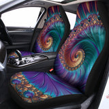 Abstract Fractal Print Universal Fit Car Seat Covers 102422