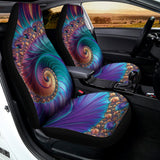 Abstract Fractal Print Universal Fit Car Seat Covers 102422
