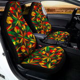 Abstract Geometric Reggae Pattern Print Universal Fit Car Seat Covers 102422