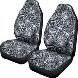 Abstract Nautical Anchor Pattern Print Universal Fit Car Seat Covers 102422