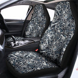 Abstract Nautical Anchor Pattern Print Universal Fit Car Seat Covers 102422