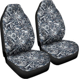 Abstract Nautical Anchor Pattern Print Universal Fit Car Seat Covers 102422