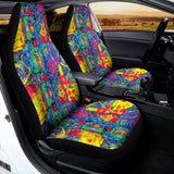 Abstract Psychedelic Print Universal Fit Car Seat Covers 102422