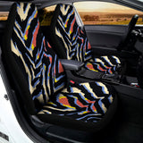 Abstract Zebra Pattern Print Universal Fit Car Seat Covers 102422