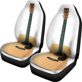 Acoustic Guitar Print Universal Fit Car Seat Covers 102422