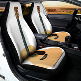 Acoustic Guitar Print Universal Fit Car Seat Covers 102422