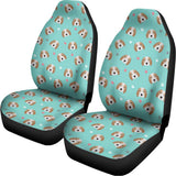 Adorable Beagle Puppy Pattern Print Universal Fit Car Seat Covers 102422