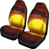 African Savanna Sunset Print Universal Fit Car Seat Covers 102422