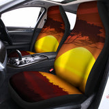 African Savanna Sunset Print Universal Fit Car Seat Covers 102422
