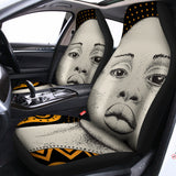 African Woman Print Universal Fit Car Seat Covers 102422