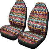 Afro African Ethnic Pattern Print Universal Fit Car Seat Covers 102422