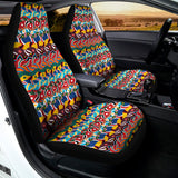 Afro African Ethnic Pattern Print Universal Fit Car Seat Covers 102422