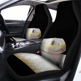 Albino Snake Print Universal Fit Car Seat Covers 102422
