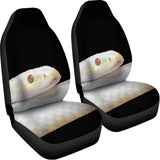 Albino Snake Print Universal Fit Car Seat Covers 102422