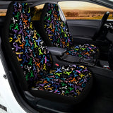All Cancer Awareness Pattern Print Universal Fit Car Seat Covers 102422