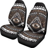 All Seeing Eye Symbol Print Universal Fit Car Seat Covers 102422