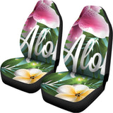 Aloha Hawaiian Flower Print Universal Fit Car Seat Covers 102422