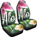 Aloha Hawaiian Flower Print Universal Fit Car Seat Covers 102422