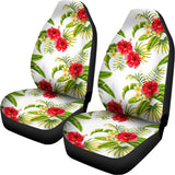 Aloha Hibiscus Tropical Pattern Print Universal Fit Car Seat Covers 102422