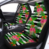 Aloha Skull Striped Pattern Print Universal Fit Car Seat Covers 102422