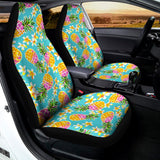 Aloha Summer Pineapple Pattern Print Universal Fit Car Seat Covers 102422