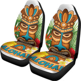 Aloha Tiki Print Universal Fit Car Seat Covers 102422