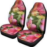 Alstroemeria Flower Print Universal Fit Car Seat Covers 102422