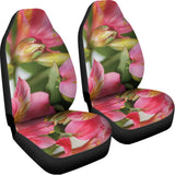 Alstroemeria Flower Print Universal Fit Car Seat Covers 102422