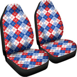 American Argyle Pattern Print Universal Fit Car Seat Covers 102422