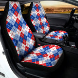 American Argyle Pattern Print Universal Fit Car Seat Covers 102422
