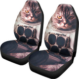 American Astronaut Cat Print Universal Fit Car Seat Covers 102422
