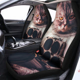 American Astronaut Cat Print Universal Fit Car Seat Covers 102422
