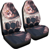 American Astronaut Cat Print Universal Fit Car Seat Covers 102422
