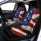 American Firefighter Emblem Print Universal Fit Car Seat Covers 102422