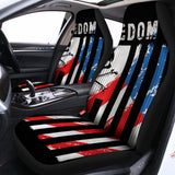 American Flag Freedom Life Print Universal Fit Car Seat Covers 102422