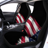 American Flag Wing Print Universal Fit Car Seat Covers 102422