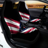 American Flag Wing Print Universal Fit Car Seat Covers 102422