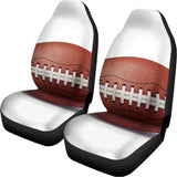 American Football Ball Print Universal Fit Car Seat Covers 102422