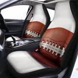 American Football Ball Print Universal Fit Car Seat Covers 102422