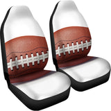 American Football Ball Print Universal Fit Car Seat Covers 102422