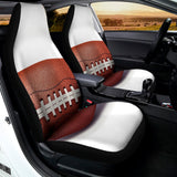 American Football Ball Print Universal Fit Car Seat Covers 102422